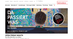 Desktop Screenshot of belvedere.at