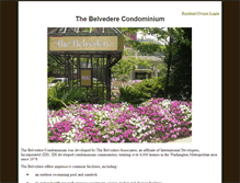 Tablet Screenshot of belvedere.org